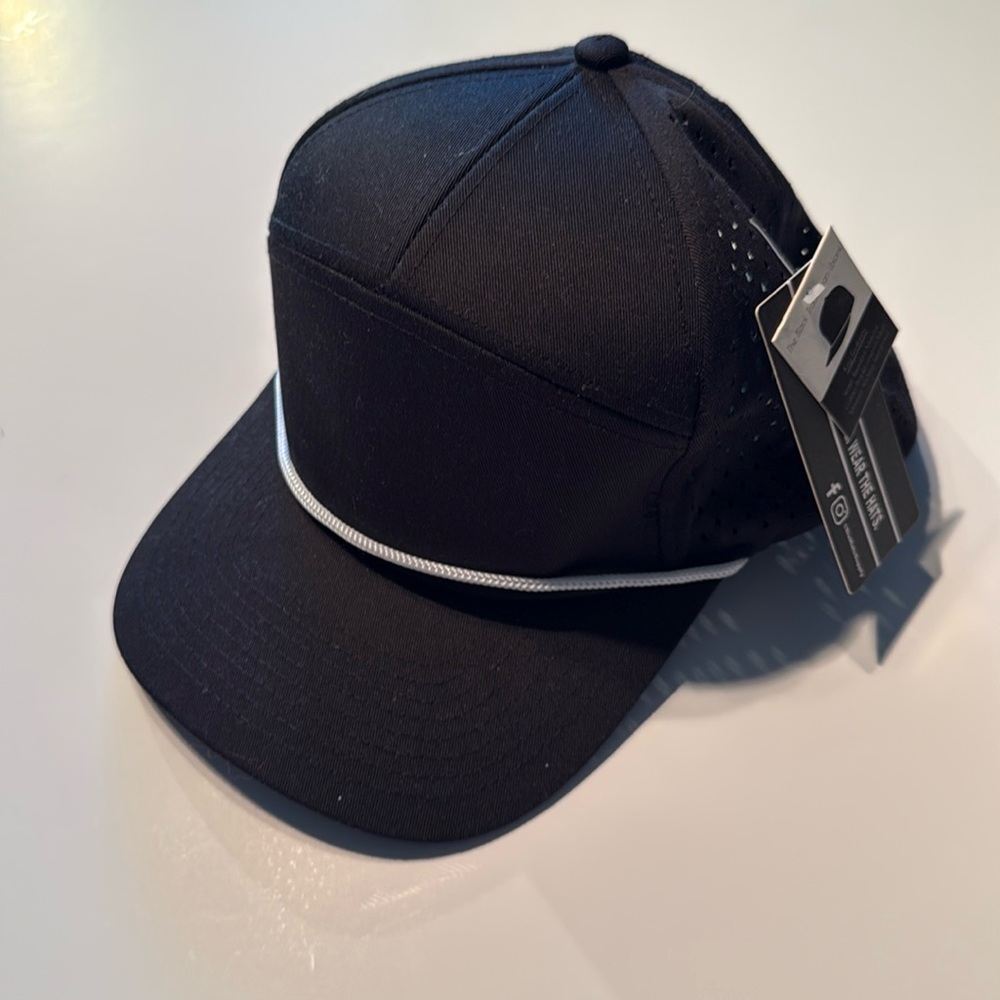 Waterproof black Tradesman hat blank
